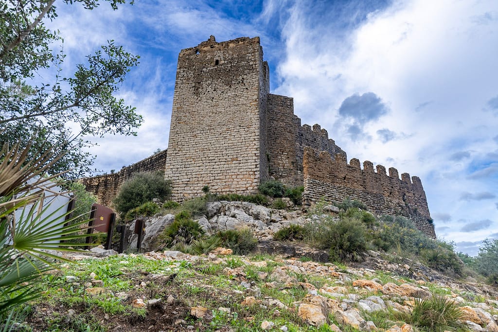 Castell de Polpís in the Irta natural park.