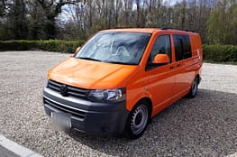 Orange campervan